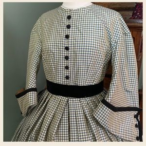 Originals by Kay Silk Dress Civil War Victorian